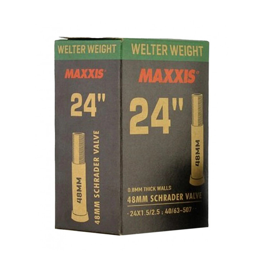

Велосипедная камера Maxxis 24×1.5/2.5 48 mm, черный