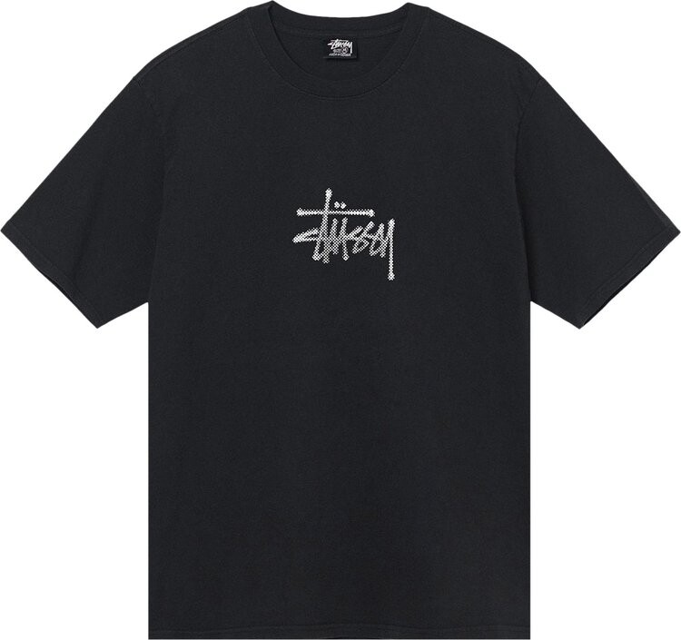 

Футболка Stussy Surf Tomb Pigment Dyed Tee 'Black', черный