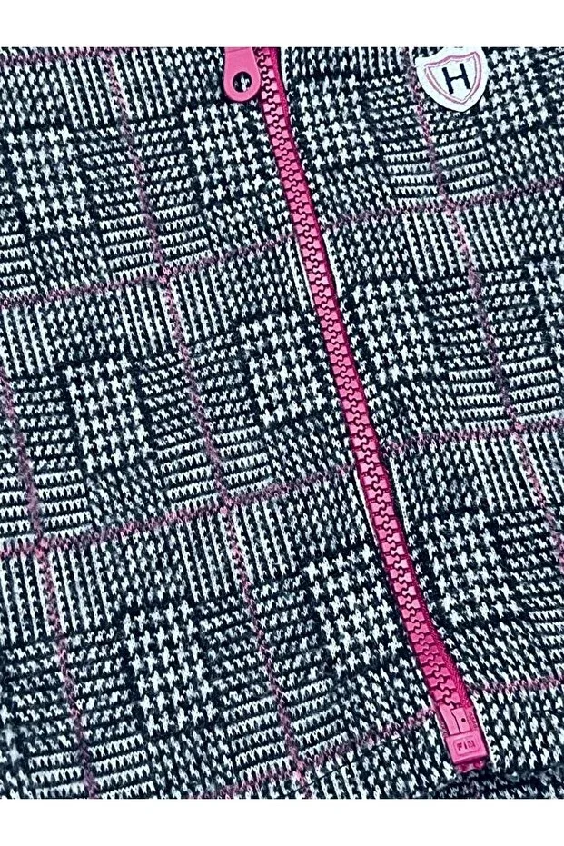 Детское пальто для девочек с капюшоном Kidaxi, Gray — фото 4