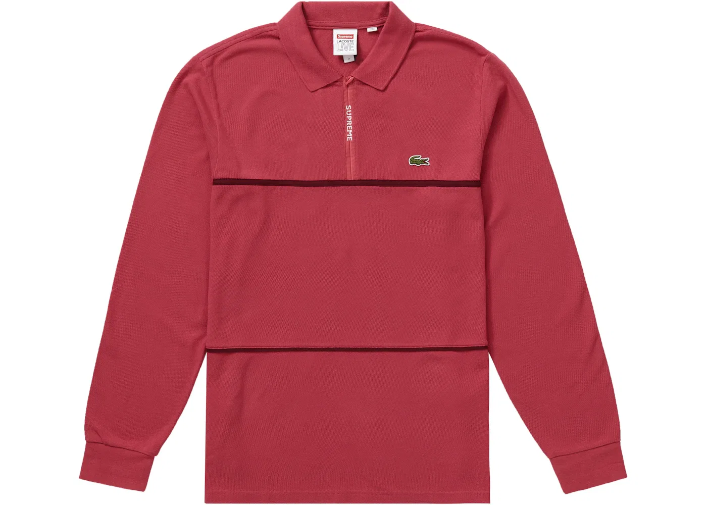 Мужская рубашка-поло с длинным рукавом L/S Polo Supreme, Pink