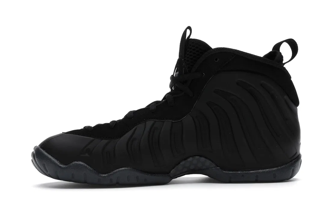 Детские кроссовки для мальчиков с литым верхом Nike Air Foamposite One, Black/Anthracite-Black — фото 3