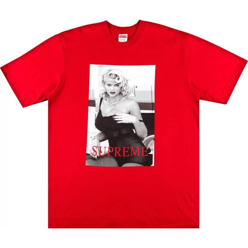 

Футболка Supreme Anna Nicole Smith, красный