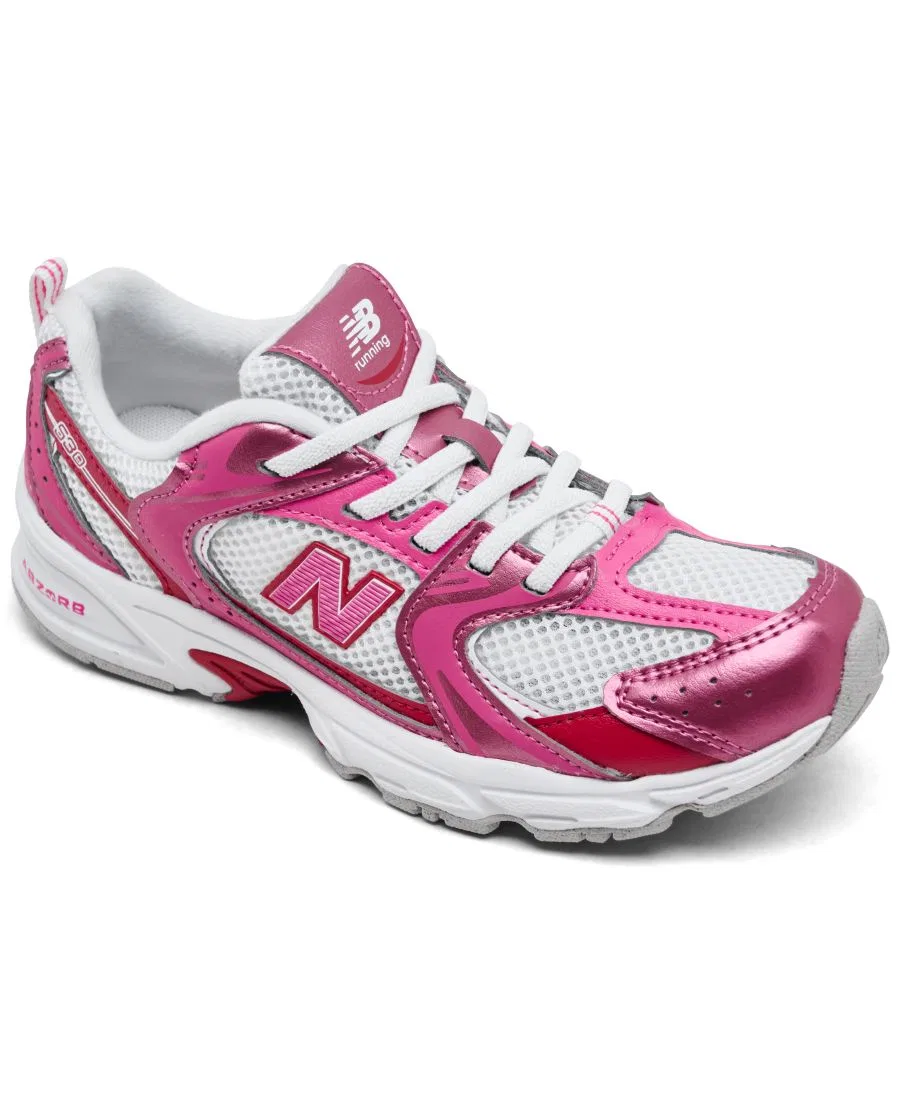 Кроссовки с технологией ABZORB для маленьких девочек, модель 530 New Balance, Pink Satin