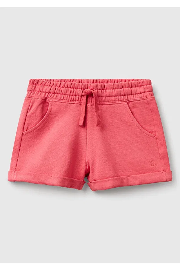 Детские шорты для девочек с принтом United Colors Of Benetton, Fuchsia