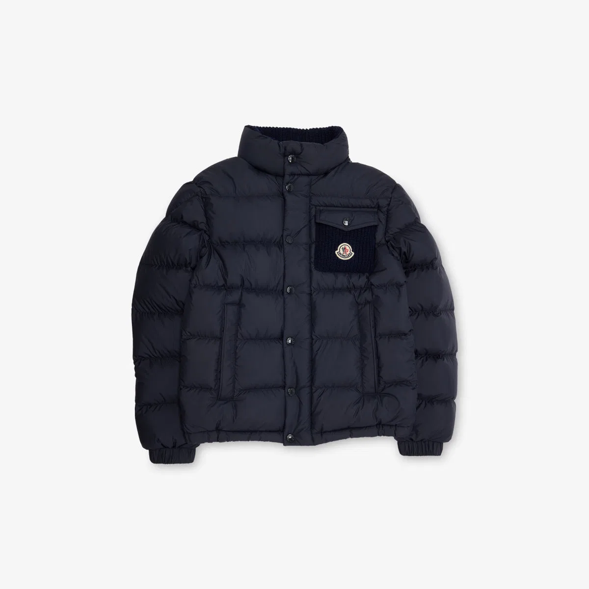 Водоотталкивающая короткая пуховая куртка Jarek для детей 4-14 лет Moncler, синий