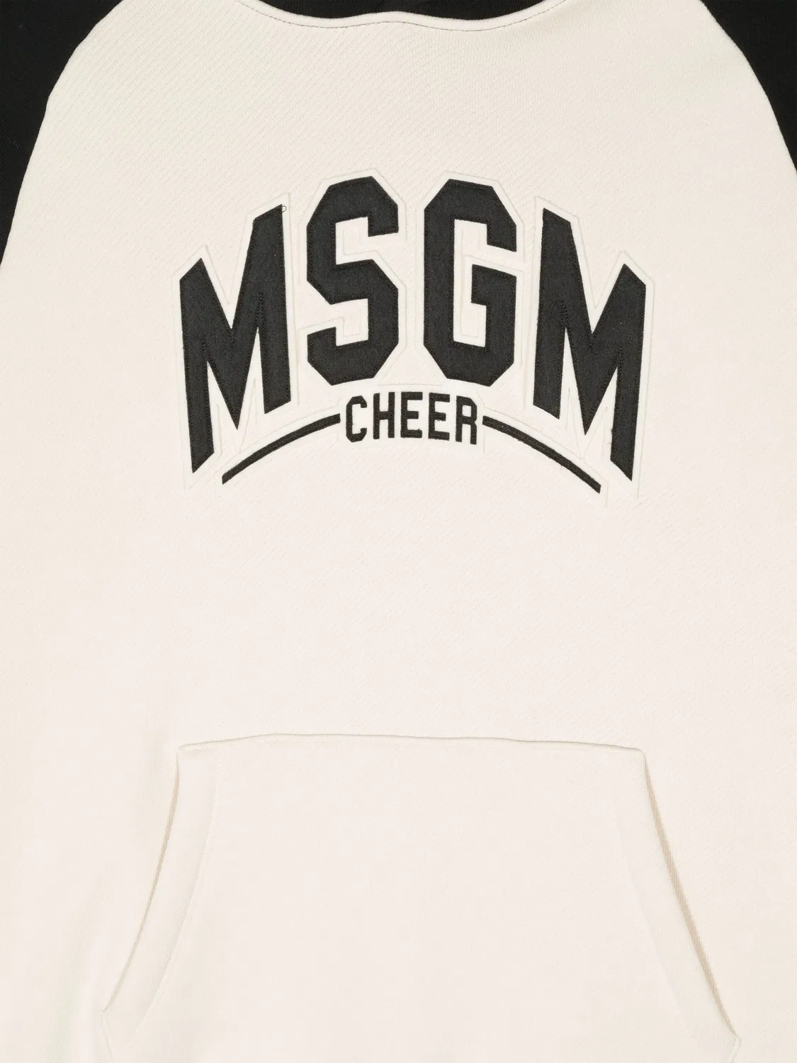 Худи с аппликацией логотипа MSGM, нейтральный — фото 2
