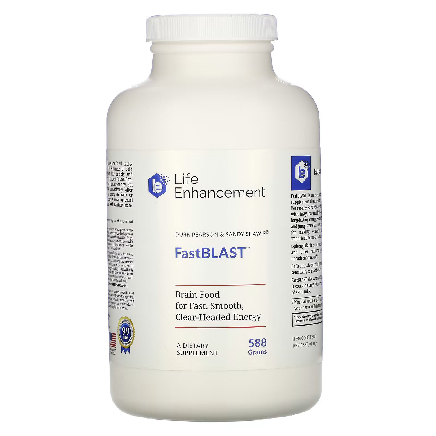 

Life Enhancement, Durk Pearson & Sandy Shaw, FastBLAST, 588 г