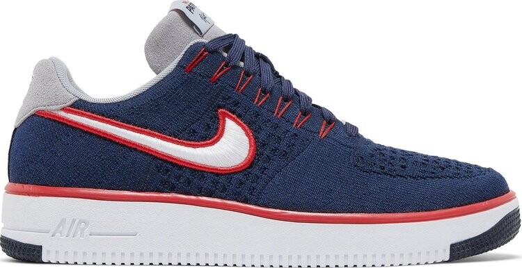 

Кроссовки Nike Robert Kraft x Air Force 1 Ultra Flyknit Low 'New England Patriots', синий, Синий;серый, Кроссовки Nike Robert Kraft x Air Force 1 Ultra Flyknit Low 'New England Patriots', синий