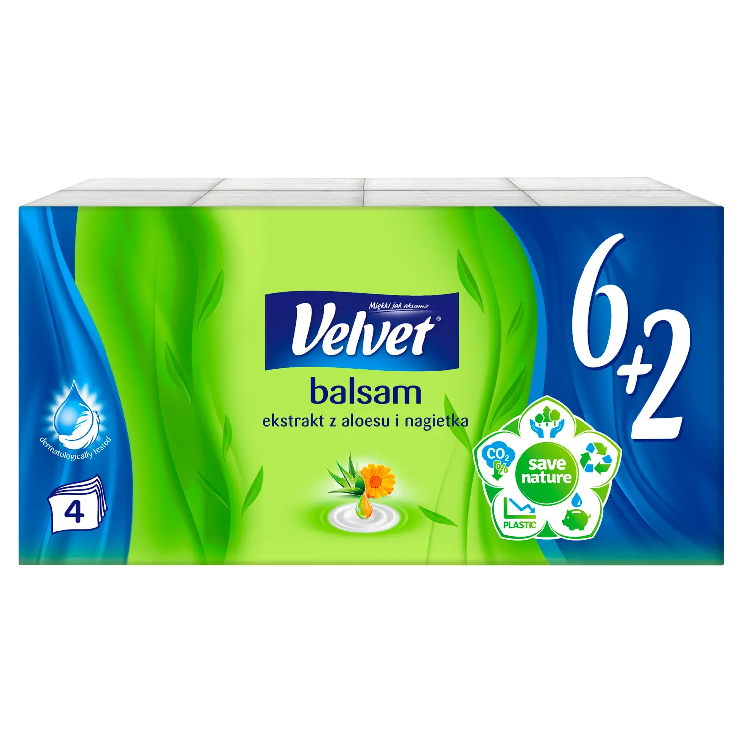 

Velvet Balsam салфетки, 8х10 шт/1 упаковка