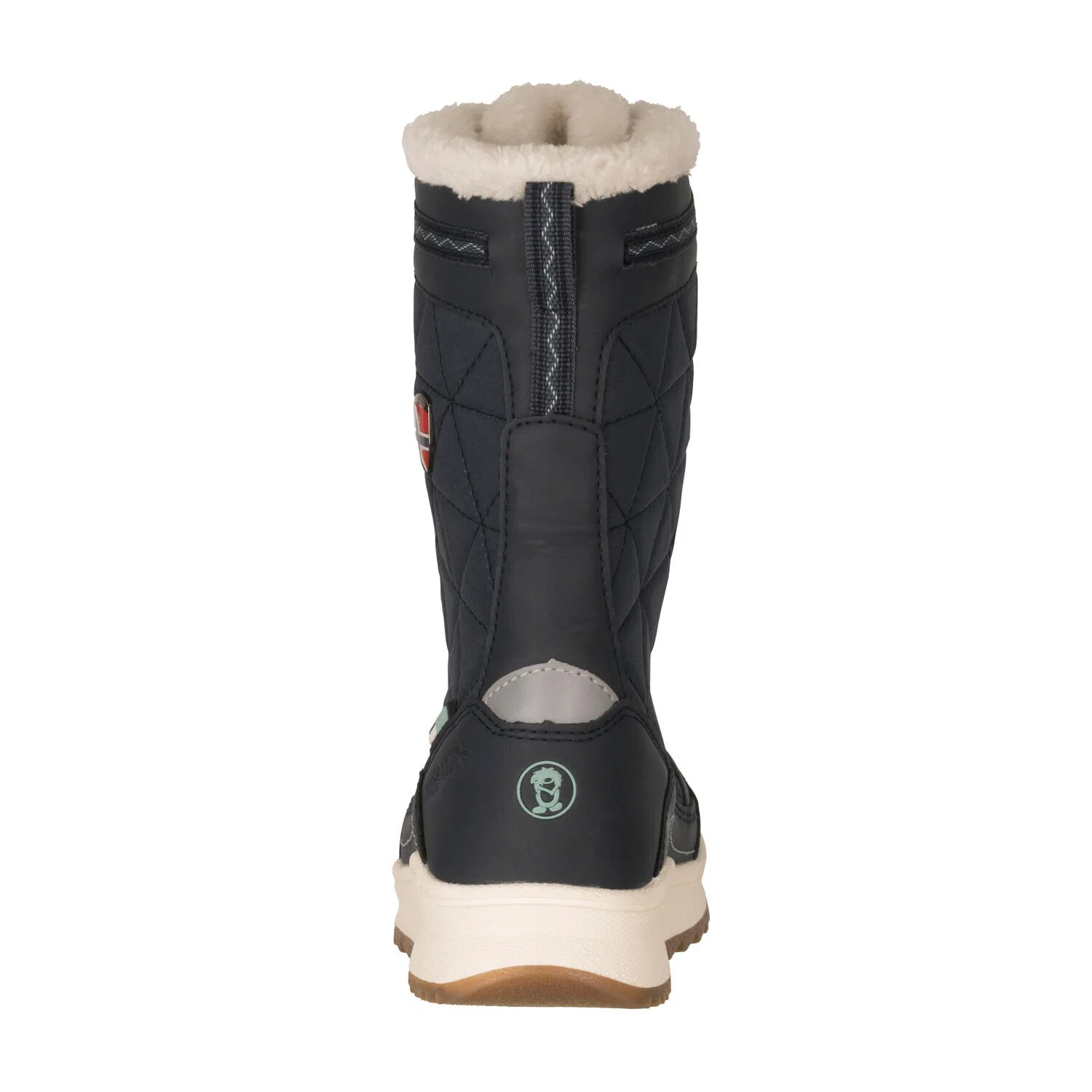 Детские зимние ботинки для девочек с быстрой шнуровкой Girls Arendal Winter Boots PRO Trollkids, Navyblau — фото 4