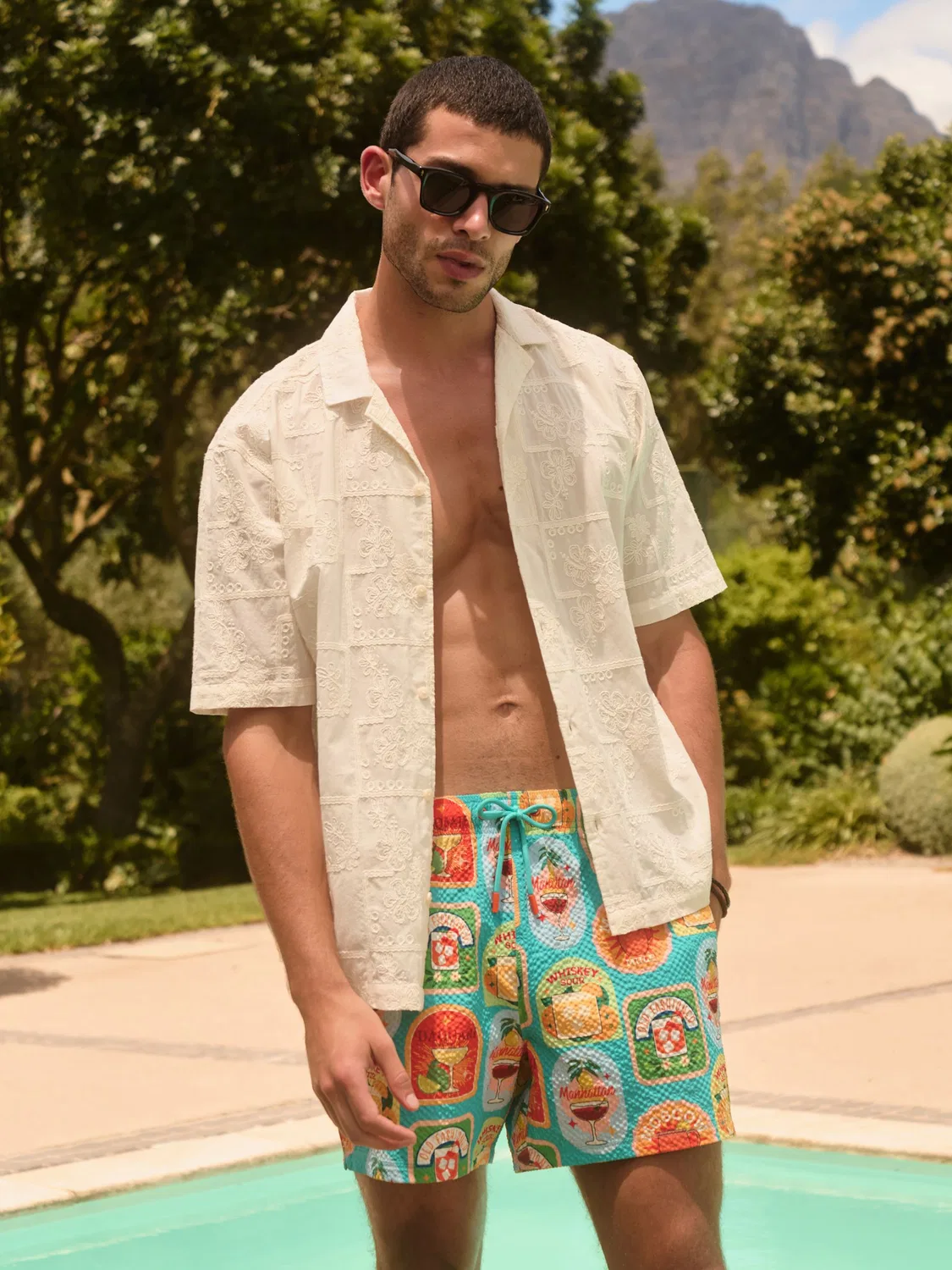 Плавки текстурированные Blue Drink Next, голубой — фото 2
