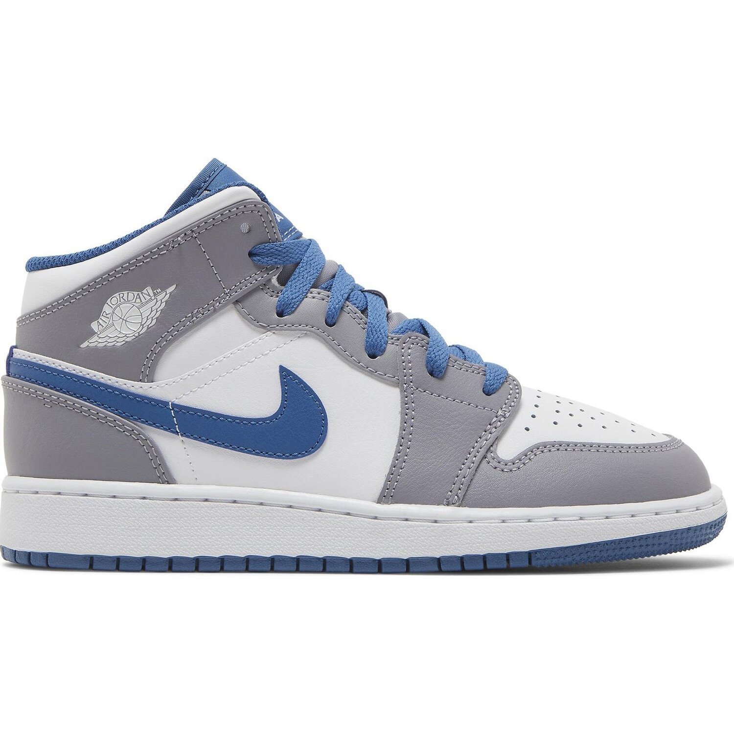 

Кроссовки Nike Air Jordan 1 Mid GS, серый