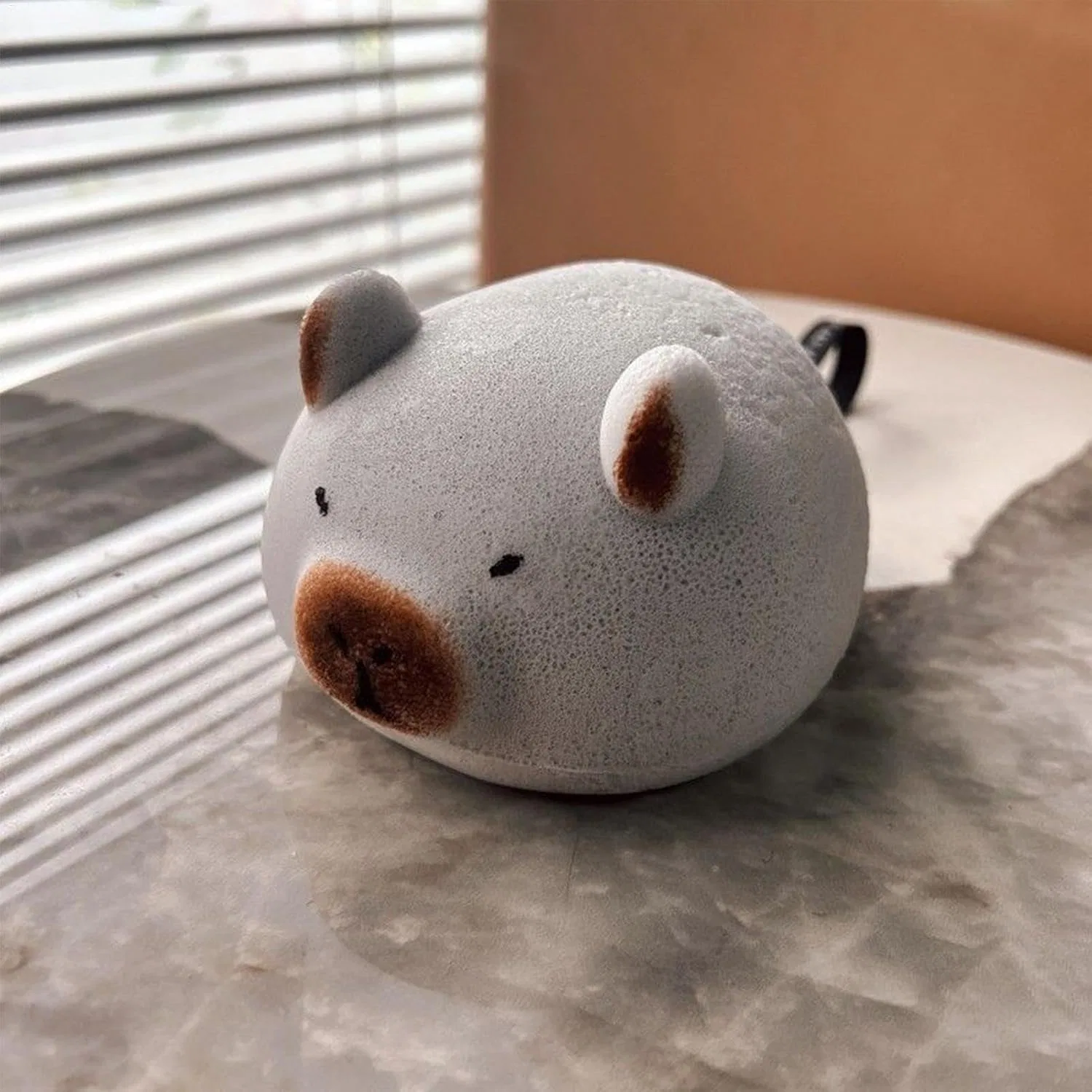 Губка для ванны Capybara, Uhngw, 1 шт, 12.5 x 10 см, Gray — фото 3