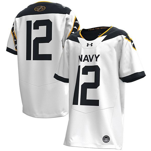 

Футболка Youth white navy midshipmen 2024 rivalry replica Under Armour