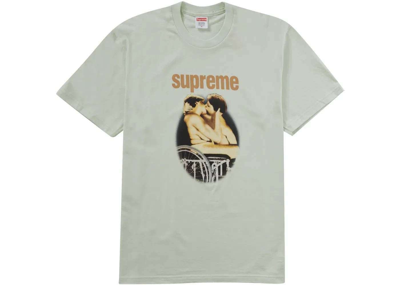 Мужская футболка с принтом Supreme Tee (SS23), Pale Green