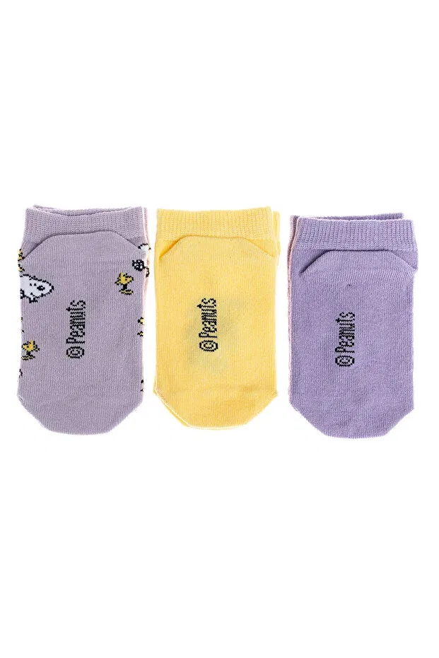 Детские носки для девочек с принтом Snooze baby snoopy Snoozebaby, Sarı — фото 2