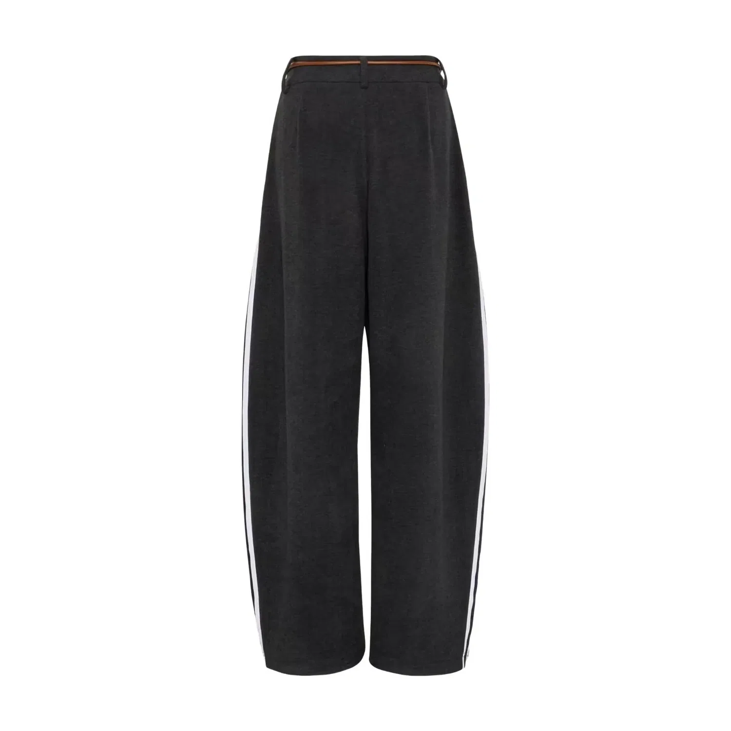 Женские брюки 3S Deluxe W TP Tracksuit Bottoms Asia Sizing 'Carbon' adidas, Carbon — фото 2
