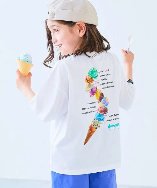 Детская футболка с принтом Ice Cream Truck, модель Ice Cream Truck, devirock, White