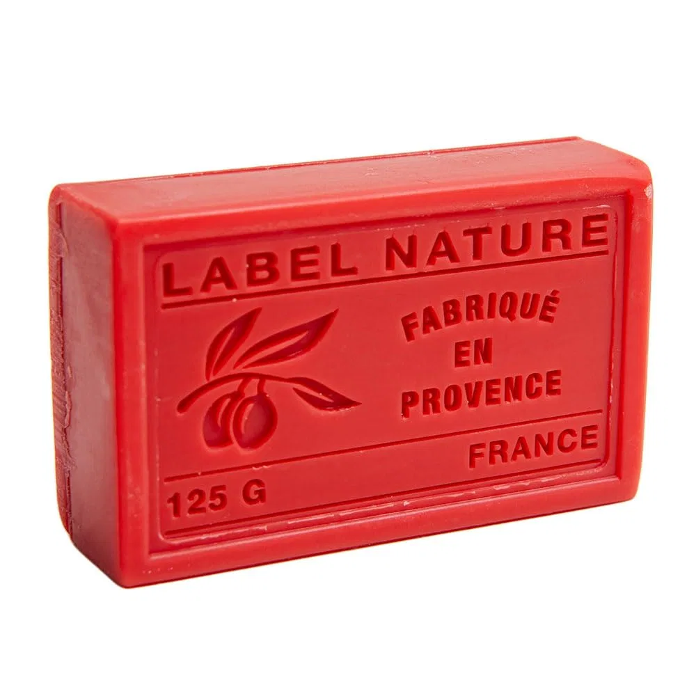 Мыло твердое с маслом ши и оливковым маслом, Label Provence Nature, 125 г, Wild Strawberry — фото 2