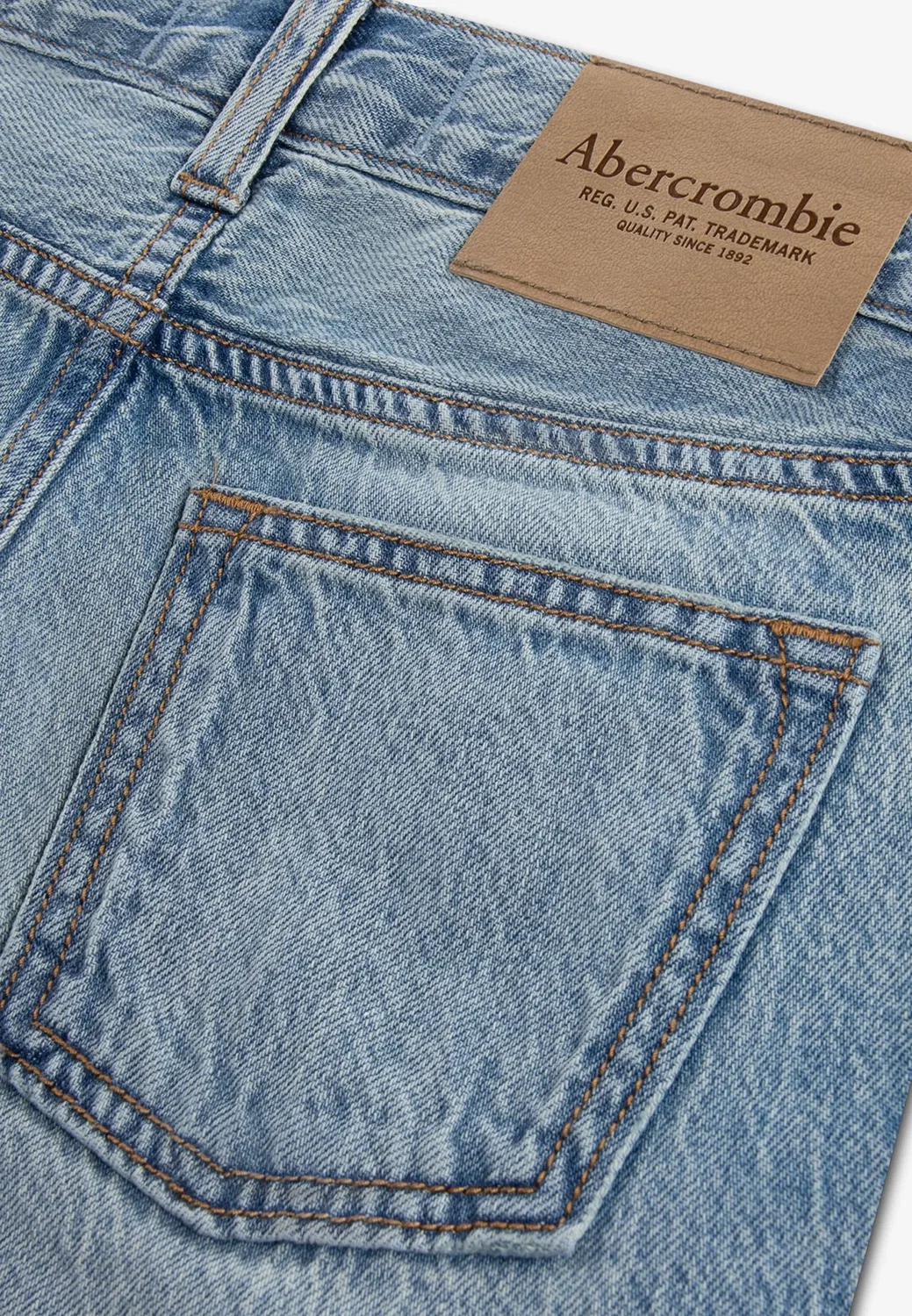 Рваные джинсы свободного кроя Abercrombie & Fitch, Drip — фото 3