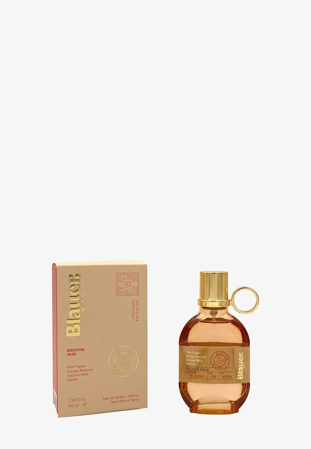 Blauer The Travel Collection Boston 1936 парфюмированная вода для женщин vapo Natural Spray 40 м - парфюмированная вода Blauer Fragrances, 40 мл