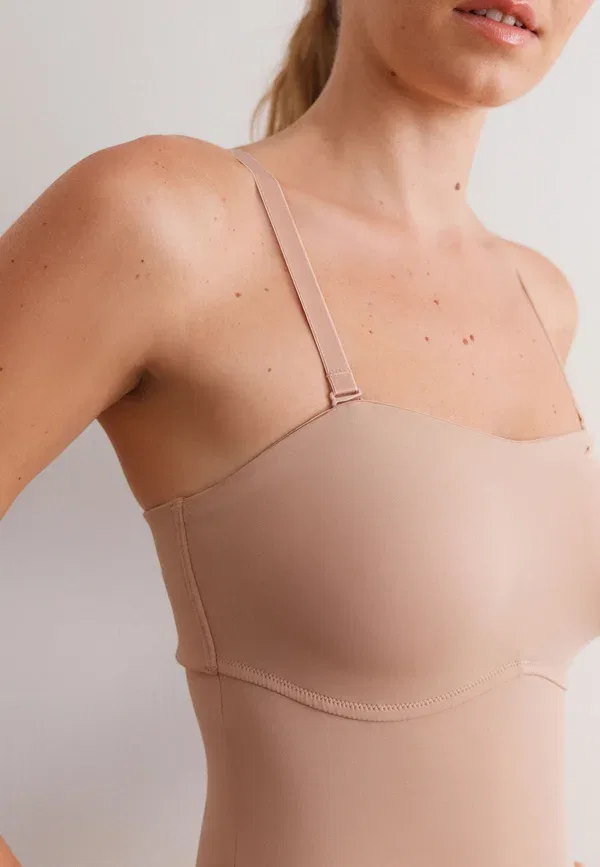 Боди с регулируемыми бретелями Next Praline Nude — фото 3