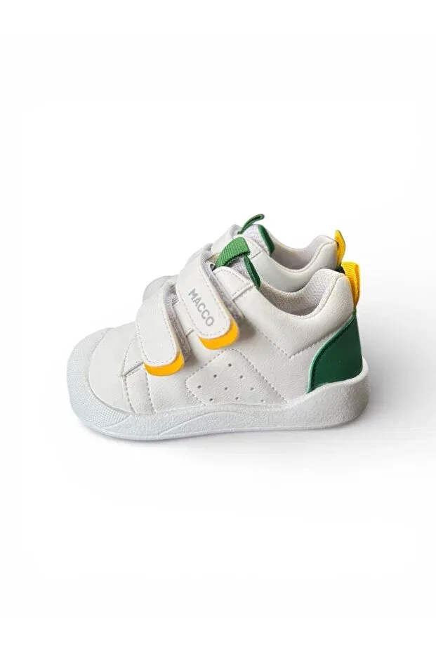 Детские туфли для девочек без каблука Macco Shoes, Green — фото 2