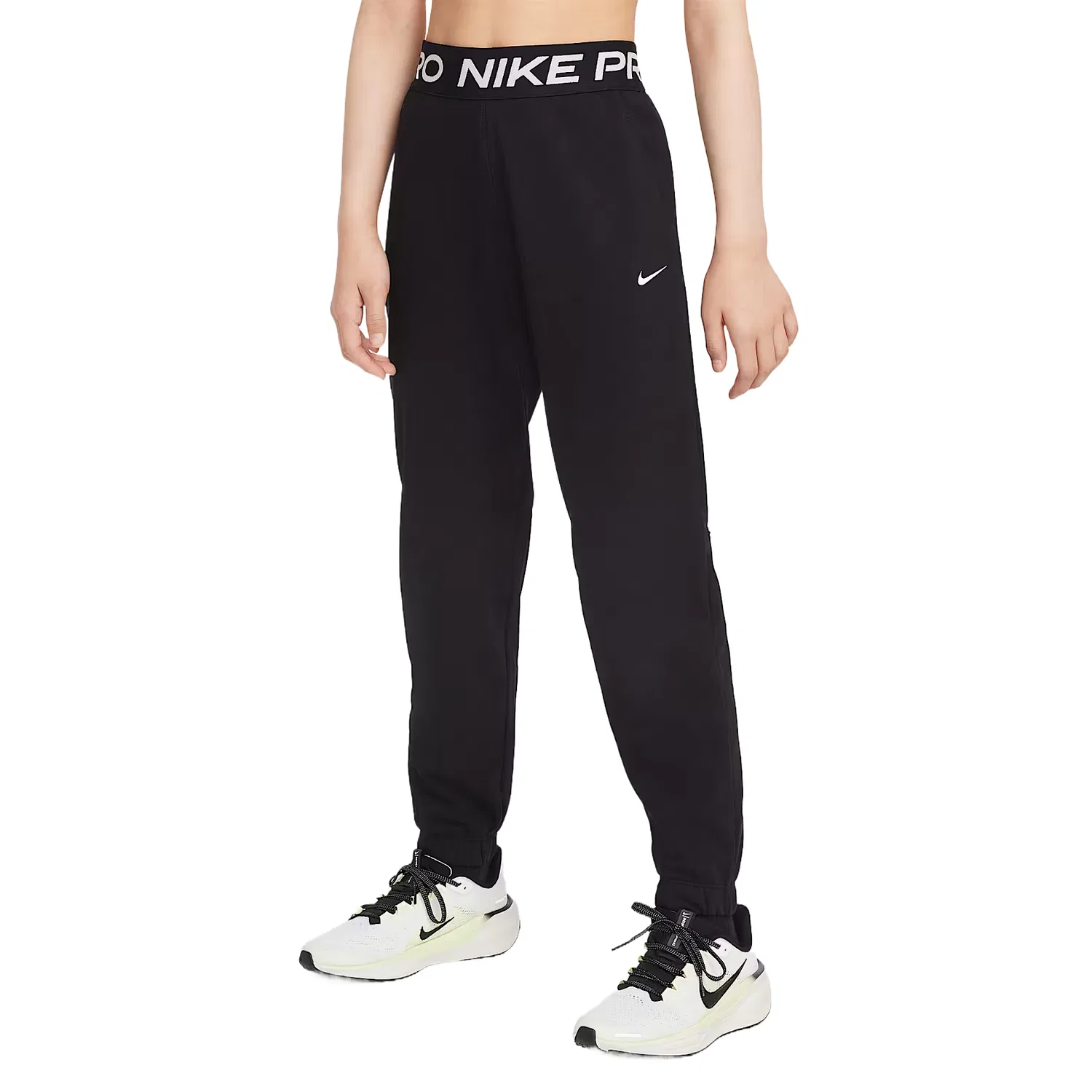 Детские быстросохнущие штаны средней растяжимости Nike, Black