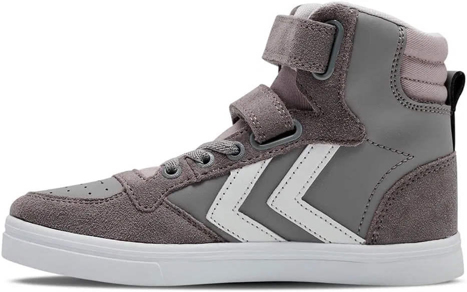 Детские кроссовки с высоким верхом Slimmer Stadil High Jr Hummel, Alloy — фото 4