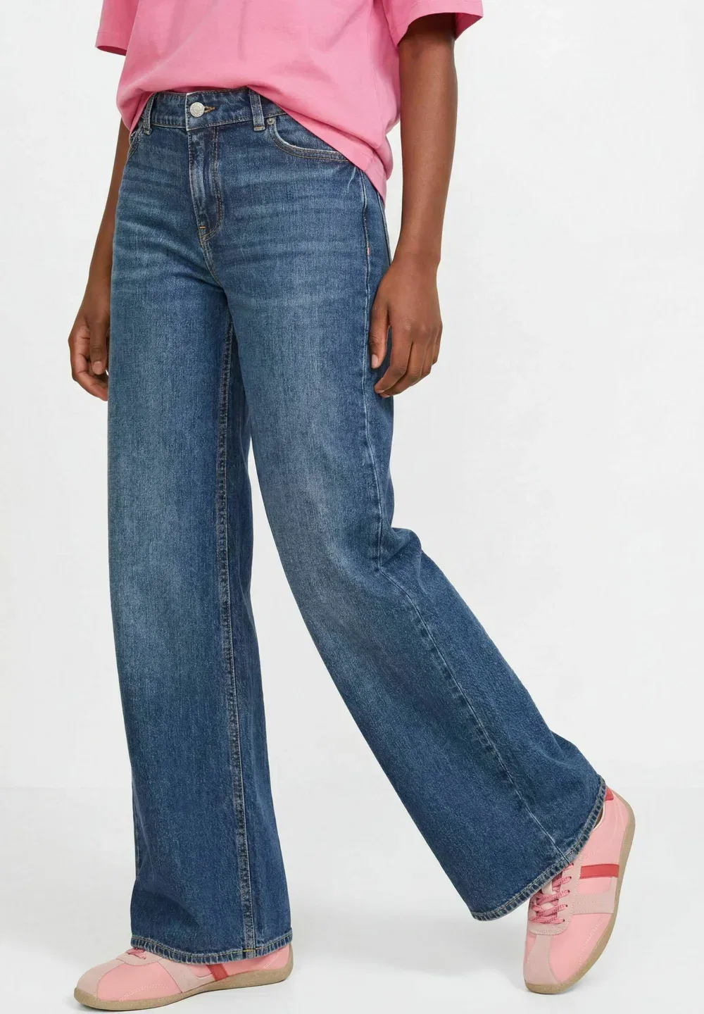 Джинсы унисекс - расклешенные Jjxx, Blue Denim — фото 2