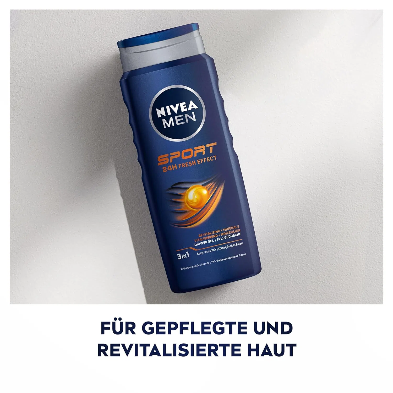 Гель для душа Sport с минералами и ароматом лайма, 500 мл, NIVEA — фото 2