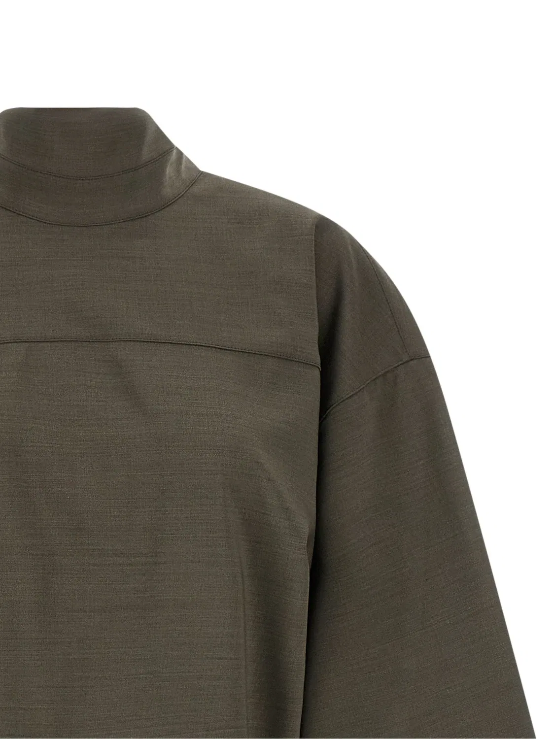 Блузка La Blouse Havana JACQUEMUS, серый — фото 3