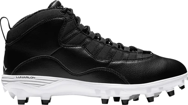 

Кроссовки Air Jordan 10 TD Mid Black White, черный