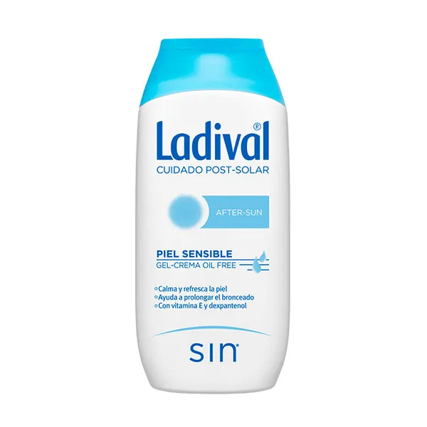 

Успокаивающий гель после загара After Sun Gel-Crema Oil Free Ladival, 200 ml