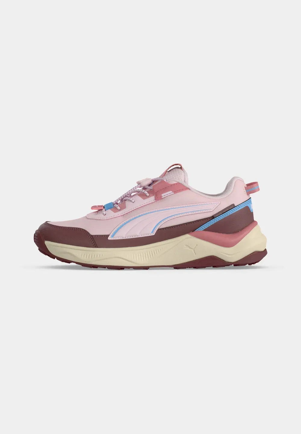 Кроссовки для бега по пересеченной местности Evolve 2.0 jr унисекс Puma, Powder Pink-Blue Guppy-Rich Cocoa — фото 2