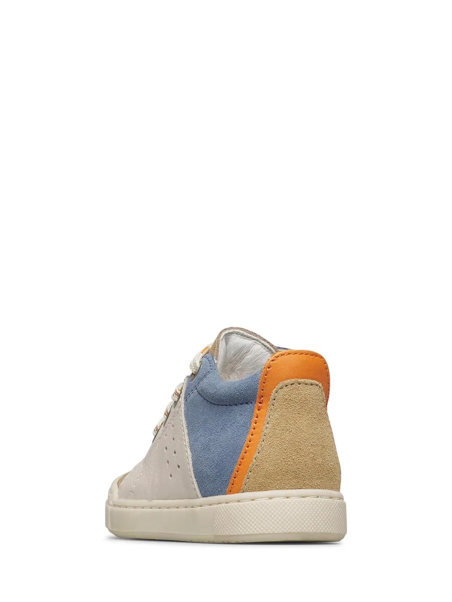 Кроссовки Falcotto Flats 'FABRON ZIP' светло-голубого цвета — фото 4