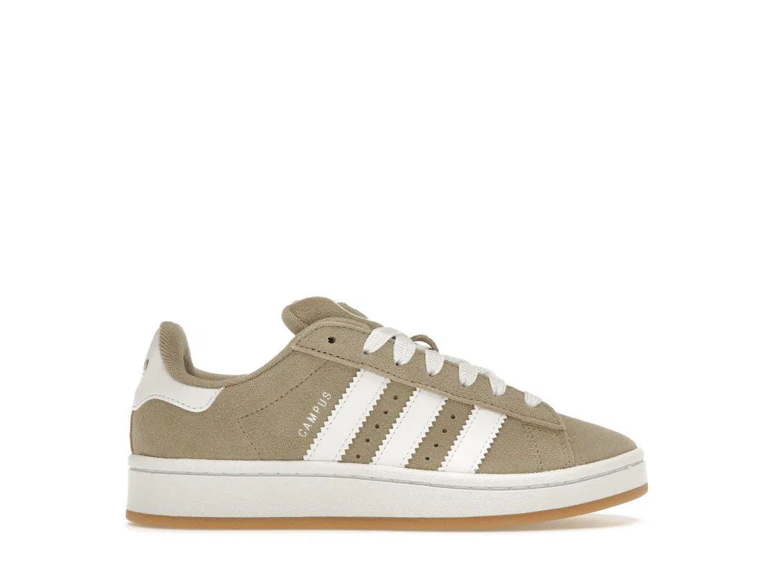 Детские кроссовки с замшевым верхом Adidas Campus 00s Blanch Cargo, Blanch Cargo/Footwear White/Gum 3