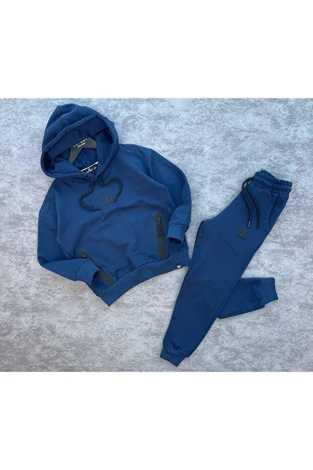 Детский комплект для мальчиков хлопковый Lav Mer Kids, Navy Blue — фото 3