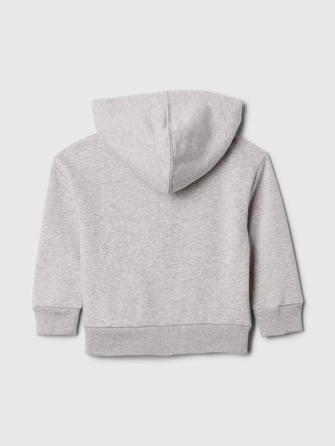 Худи на молнии Relaxed Logo Gap, серый — фото 2