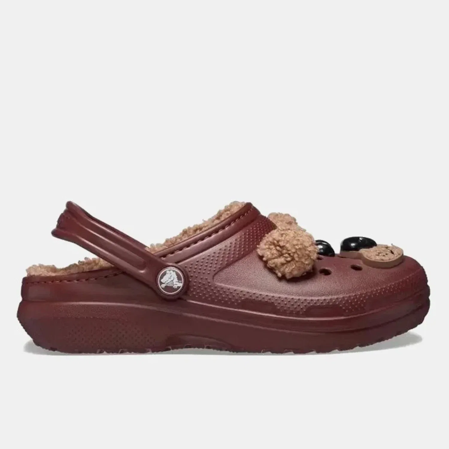 Детские сабо Crocs Classic Lined I A, коричневый Bear, коричневый — фото 3