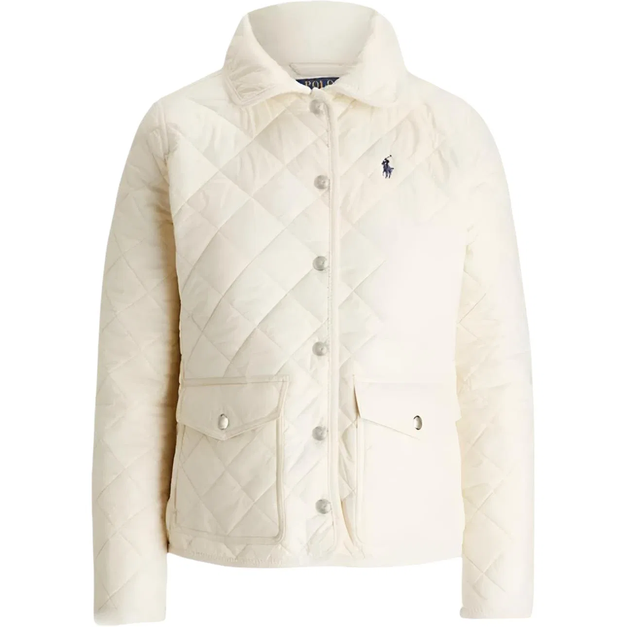 Женское пуховик с лацканами Polo Ralph Lauren, Белый
