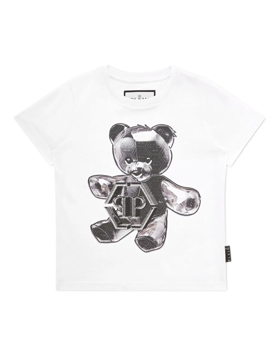 Рубашка Philipp Plein 'Teddy' белого цвета