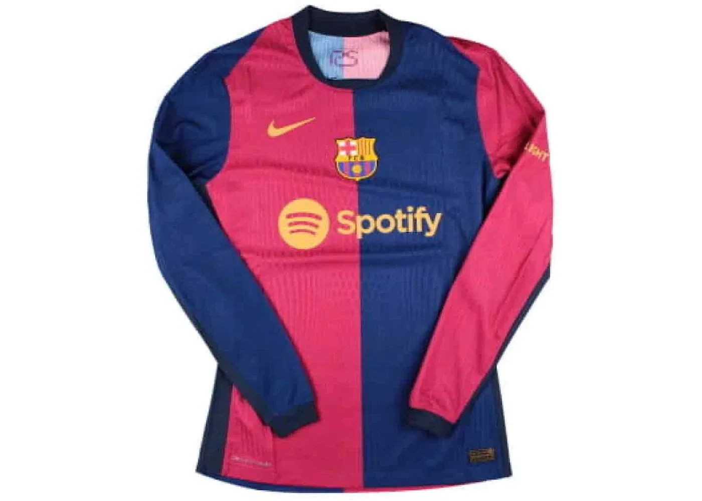 Мужская футболка с длинным рукавом Nike Barcelona Vapor Home Long Sleeve 2024-2025 Dri-Fit ADV, Multicolor