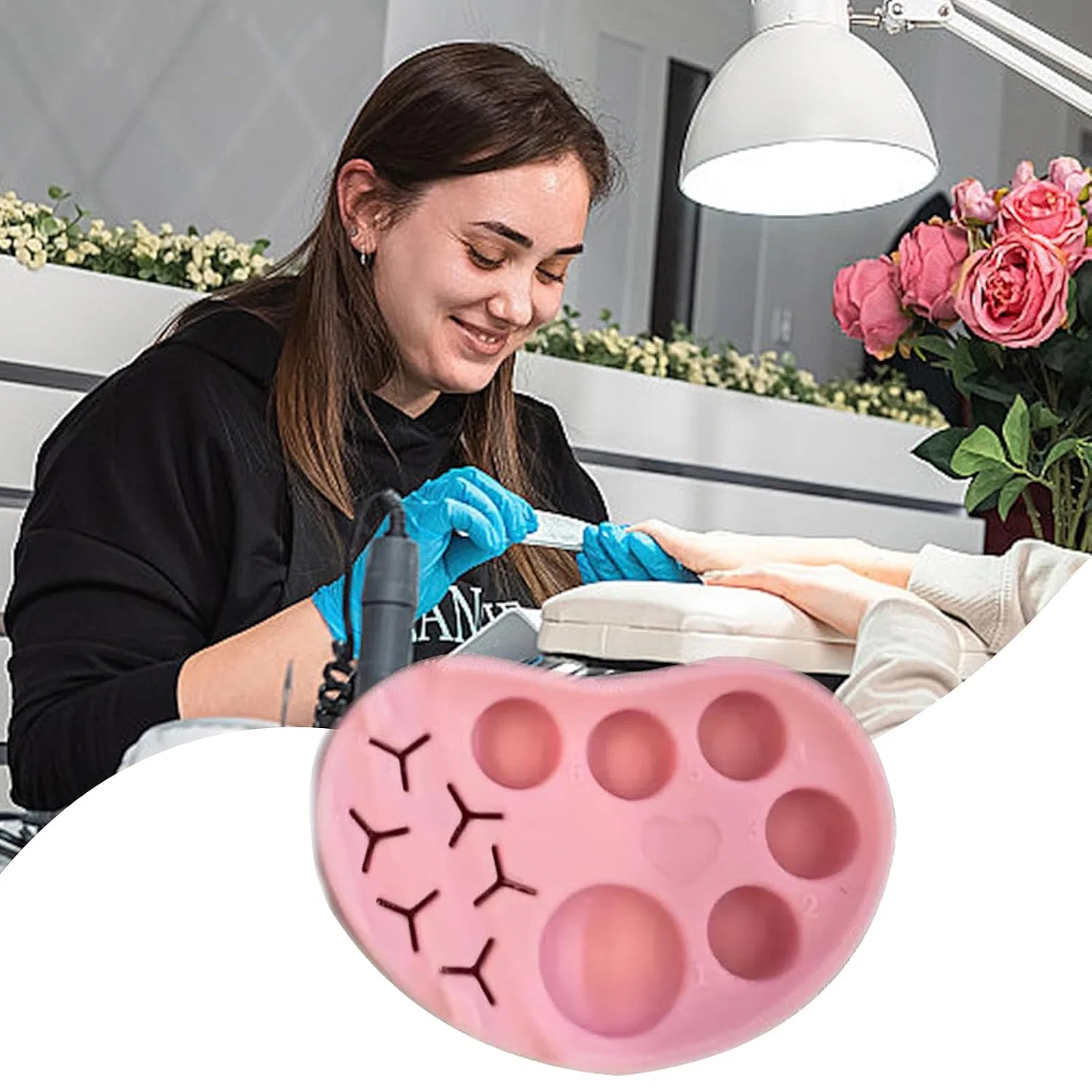 Палитра для ламинирования бровей и ресниц, Silicone, Rose Generisch — фото 2