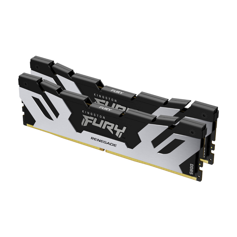 

Оперативная память Kingston Fury Renegade, 64 Гб DDR5 (2x32 Гб), 6400 МГц, KF564C32RSK2-64, черный, Серый, Оперативная память Kingston Fury Renegade, 64 Гб DDR5 (2x32 Гб), 6400 МГц, KF564C32RSK2-64, черный