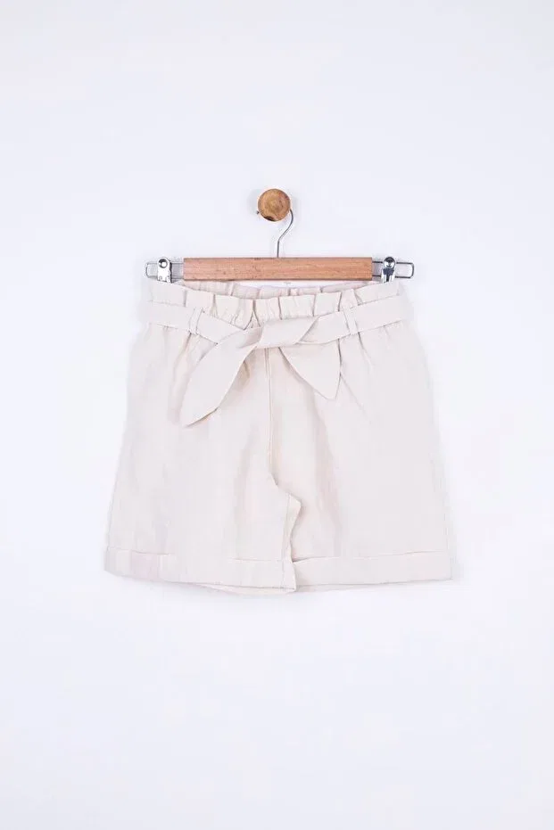 Детские шорты для девочек льняные Nk Kids, Nude Color