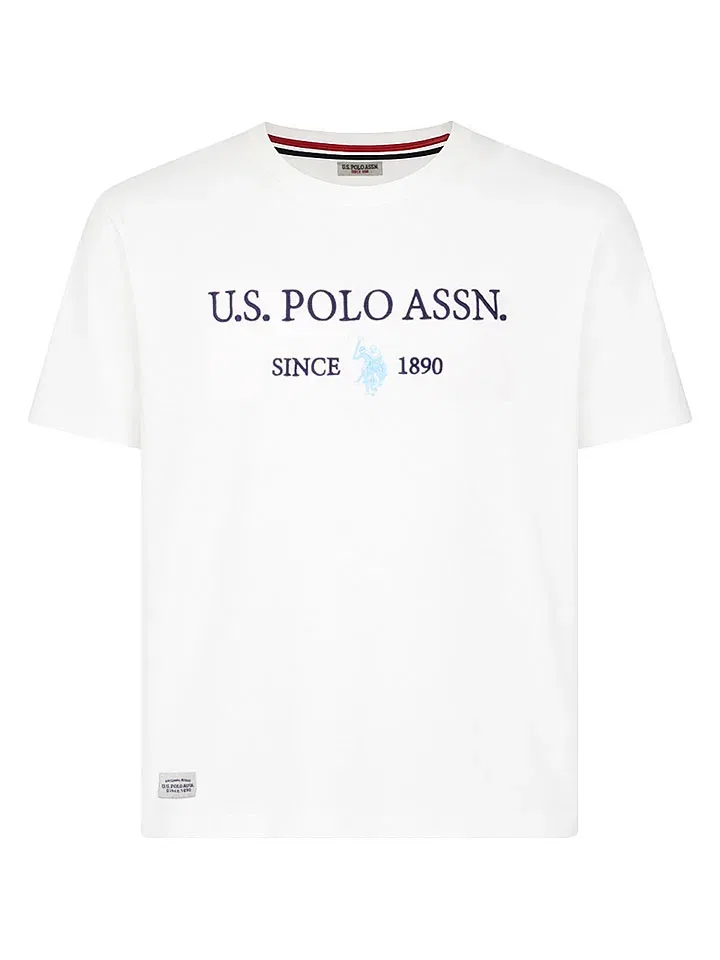 Рубашка белая U.S. Polo Assn., белый