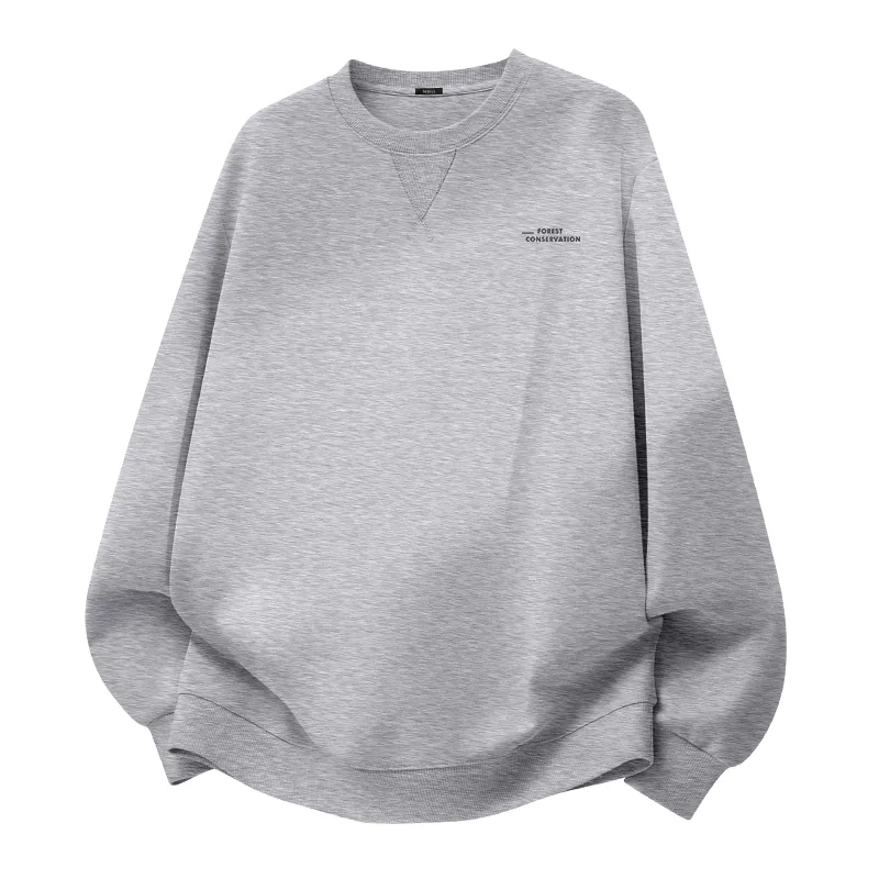 Детский свитшот с круглым вырезом MINISO, Heather Gray