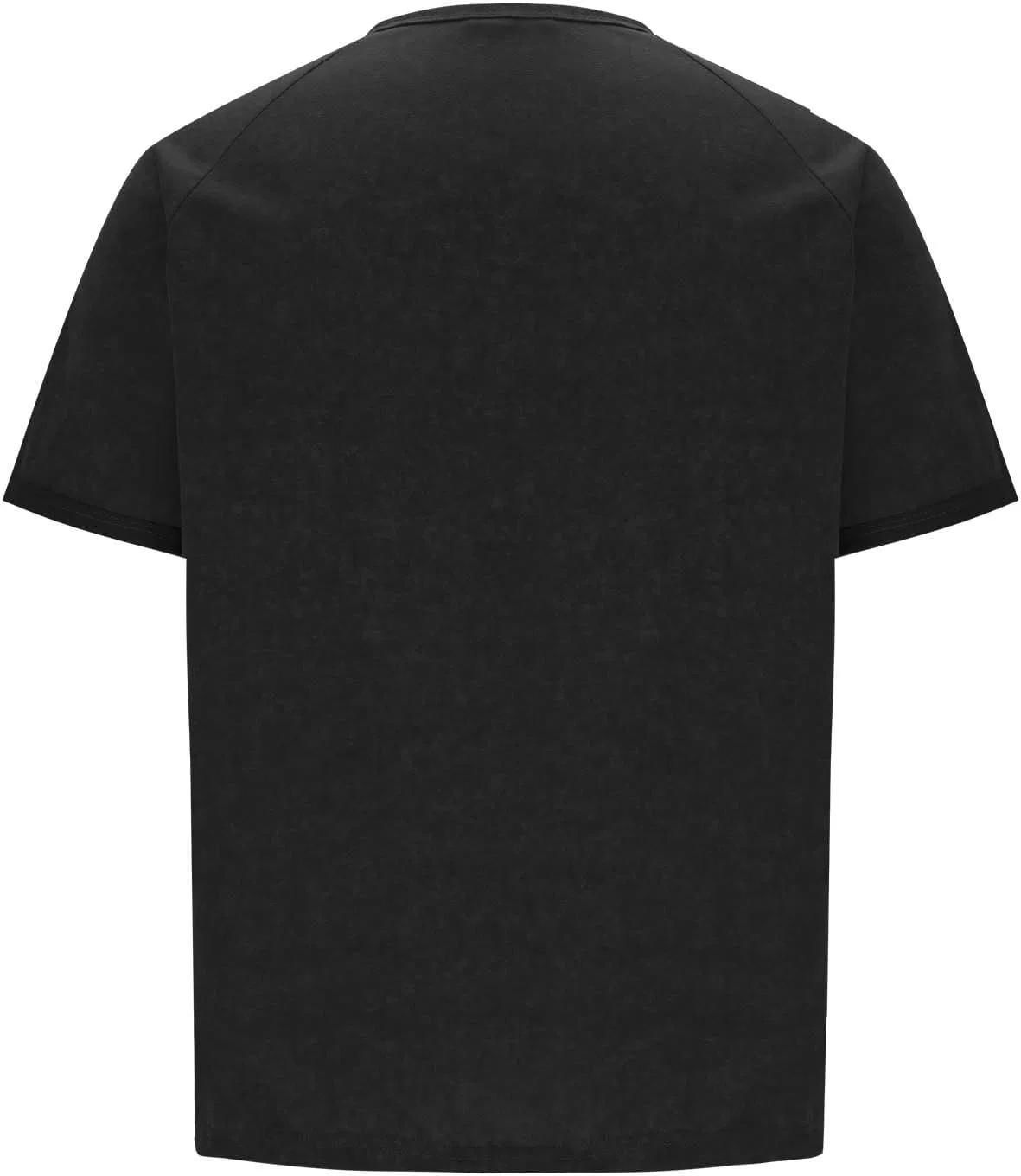 Мужская футболка с круглым вырезом в стиле хенли Tie Dye, Black — фото 2