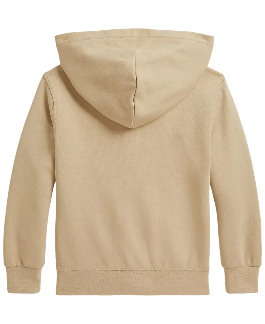 Детский худи на молнии, с капюшоном, с длинным рукавом Polo Ralph Lauren, Tallow Cream — фото 2